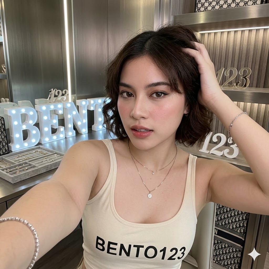 Almus 55'' Sideboard with 4 Glass Doors, 2 Large Drawers and Adjustable Shelves, White/Brown